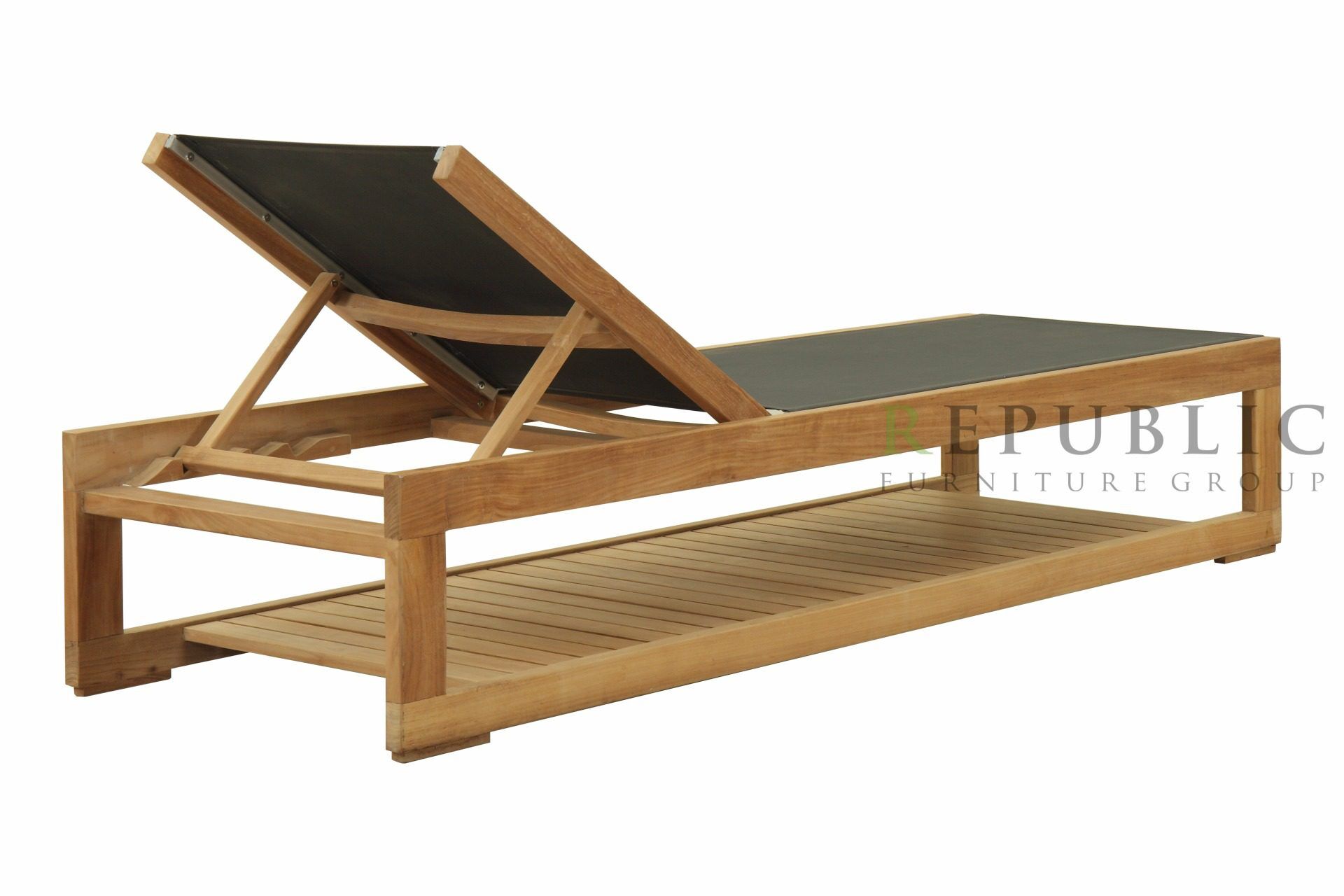 teak outdoor chaise lounge