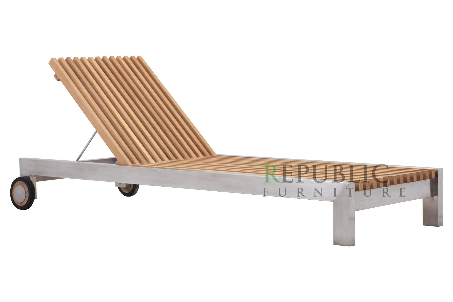 Teak Outdoor Sun Lounger Circa