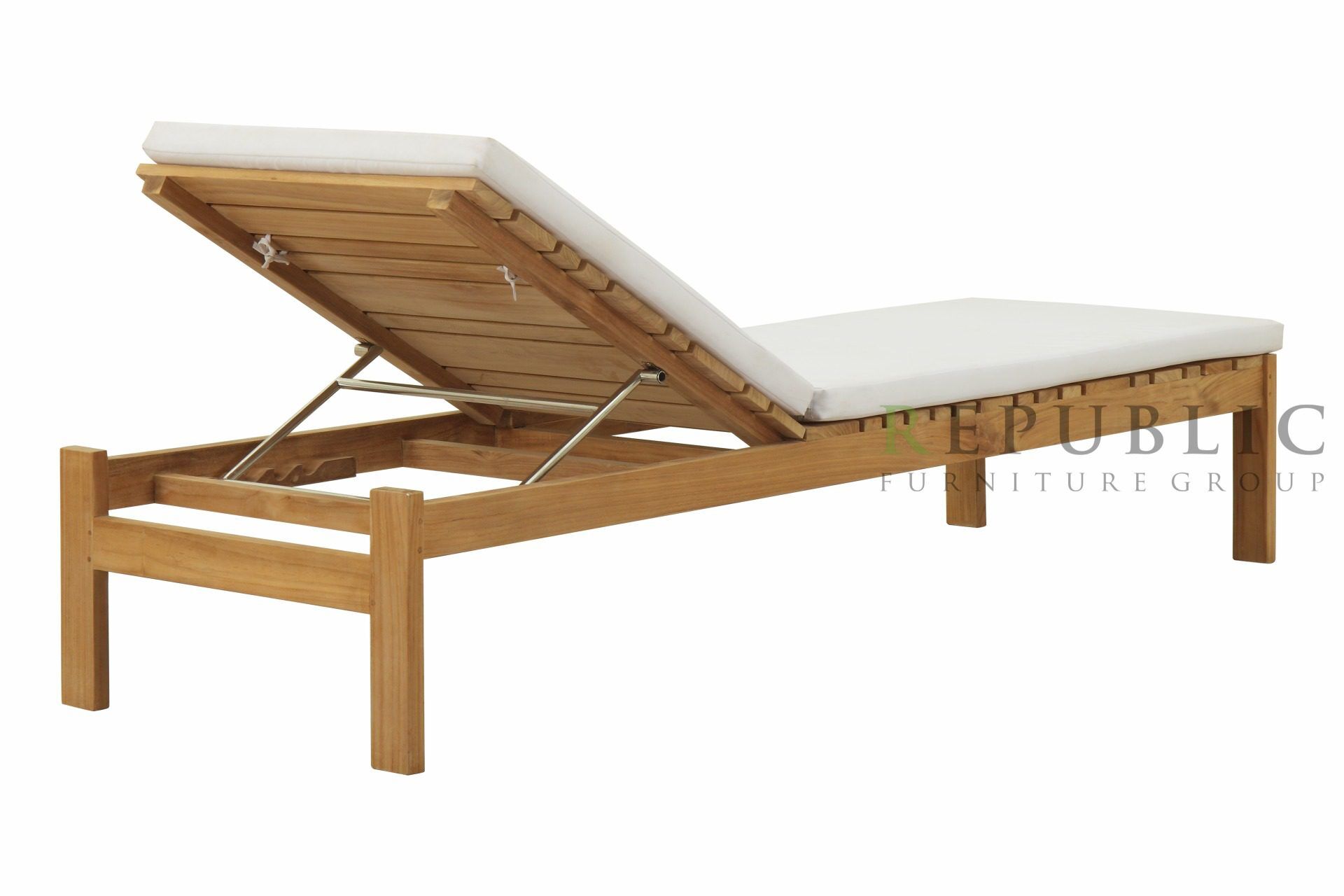 teak outdoor chaise lounge