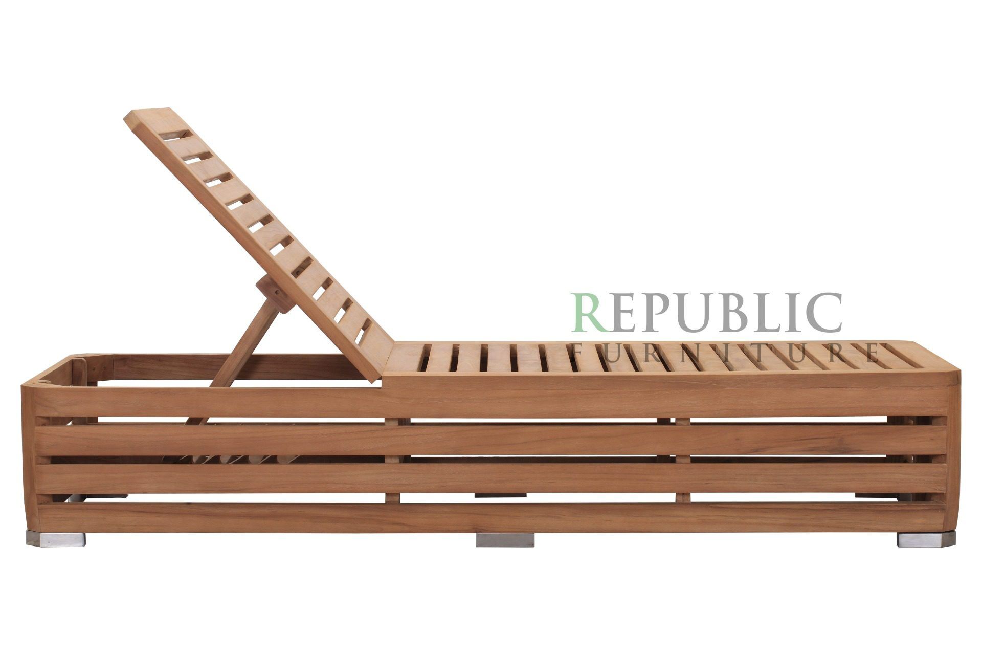teak outdoor chaise lounge