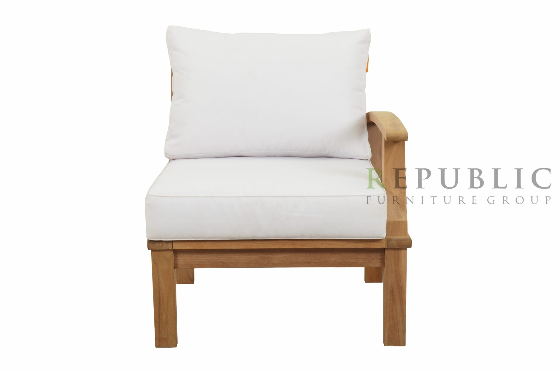 Teak Outdoor Left Single Deep Seating Puebla
