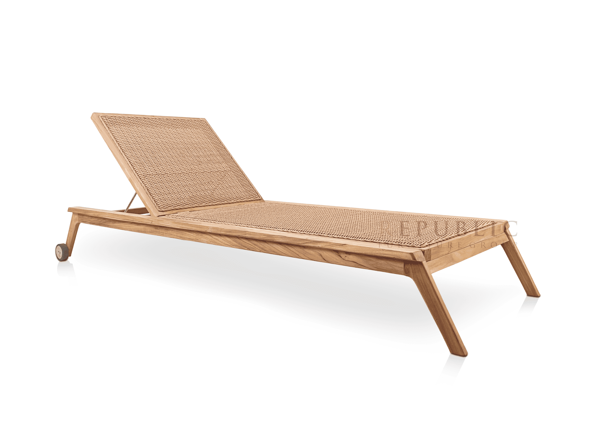 teak lounger