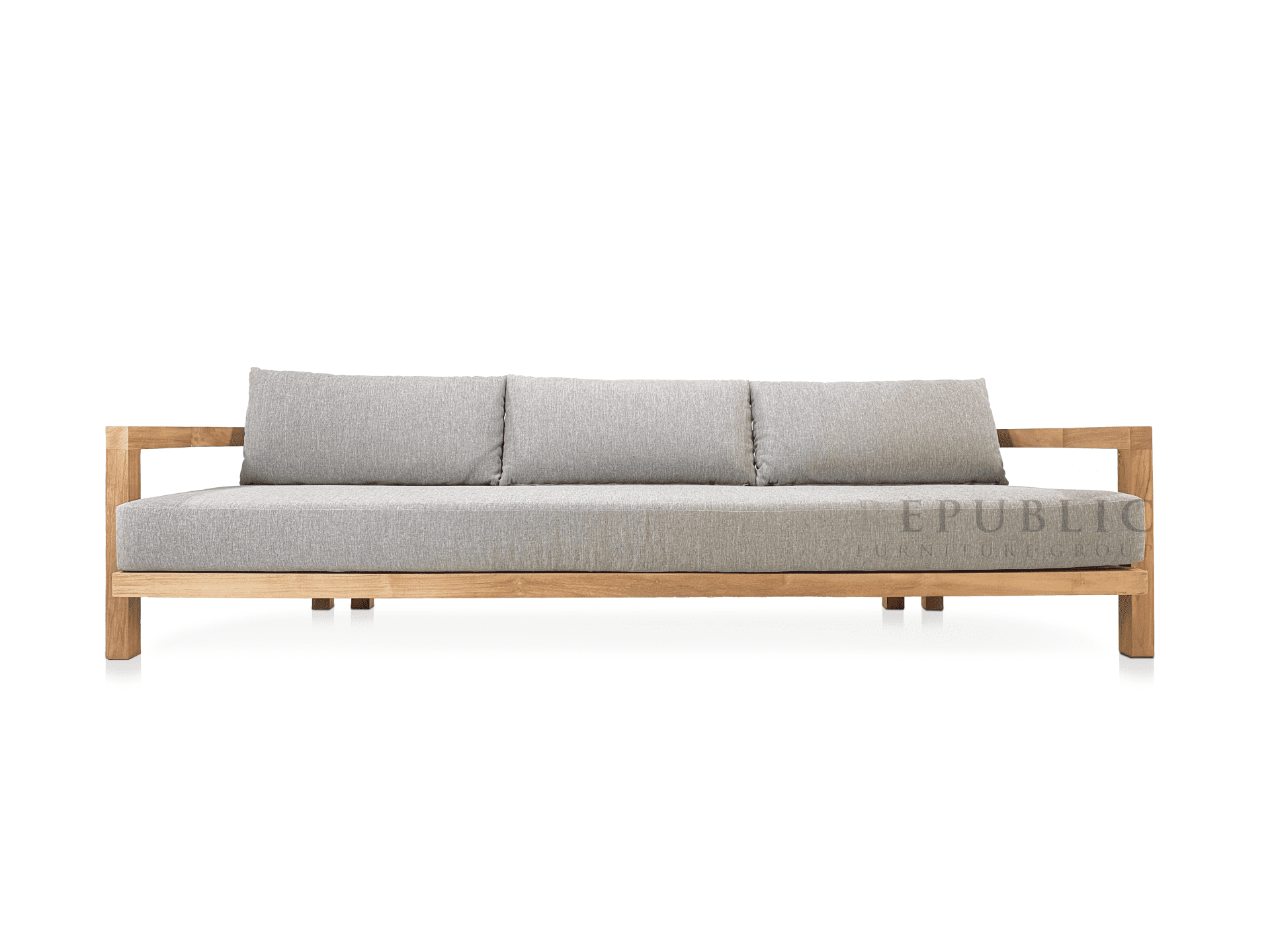Teak Outdoor Three Seat Deep Seating Haraka