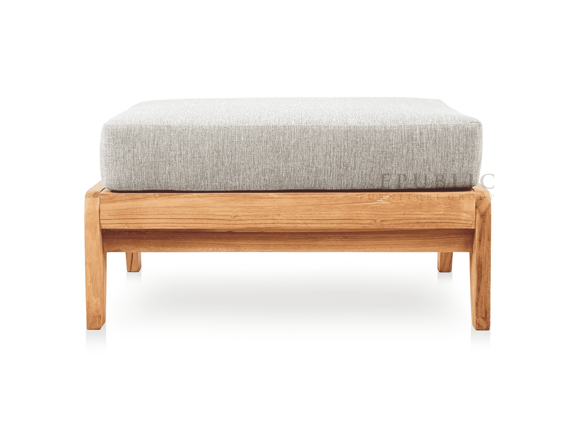 Teak Outdoor Ottoman Agata