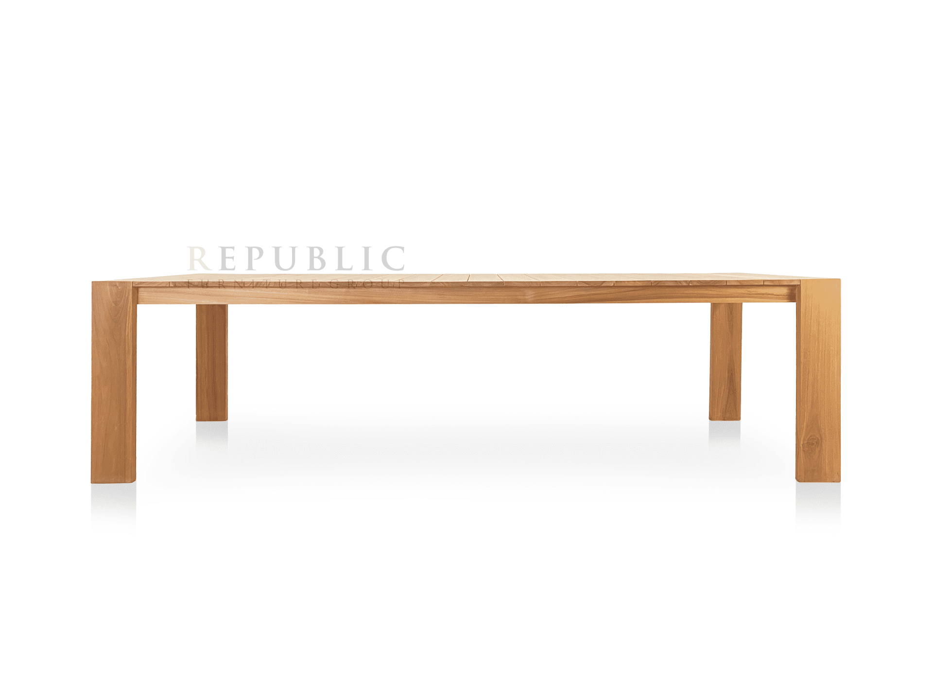 teak outdoor dining table