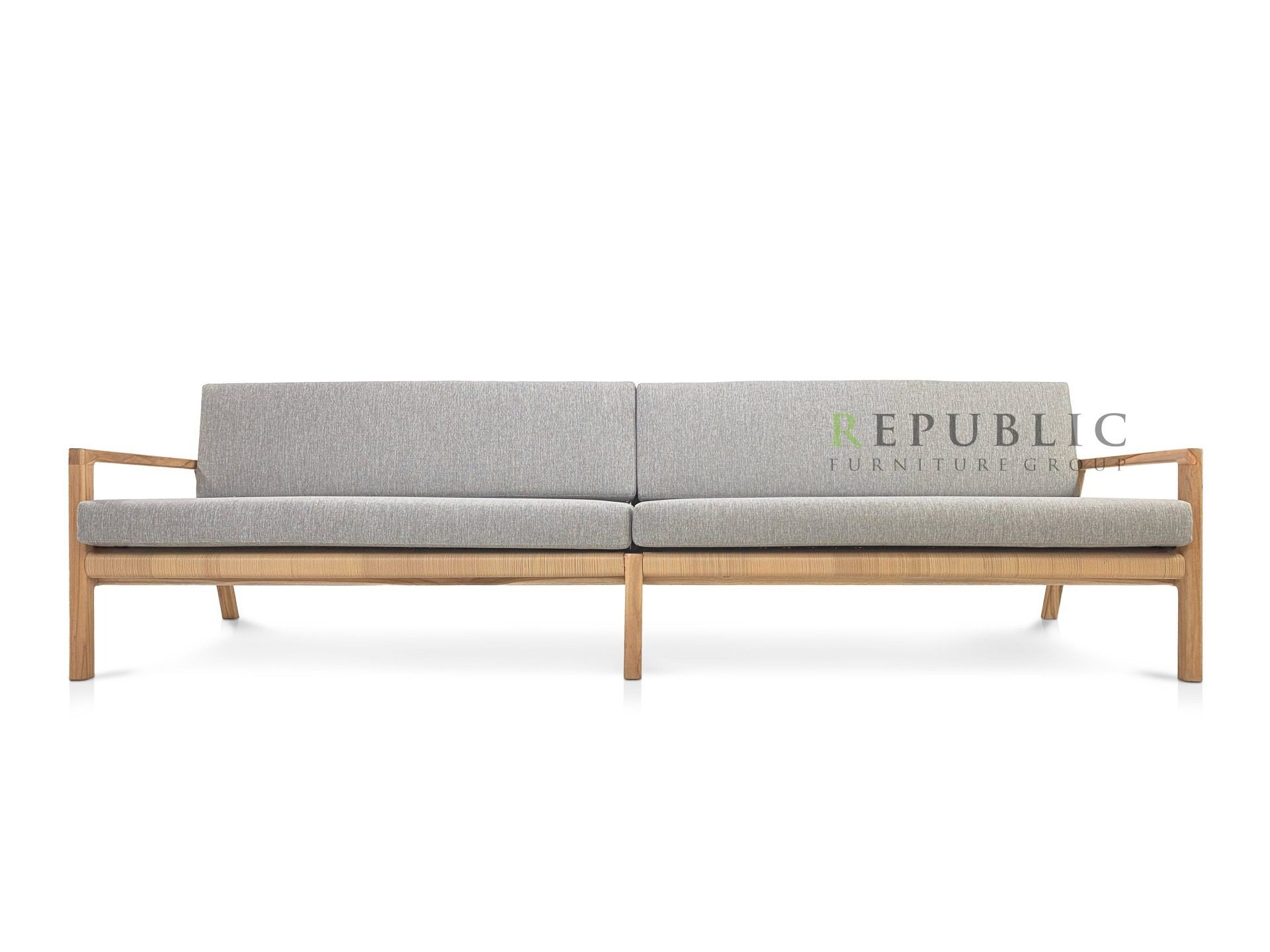 Teak Outdoor Three Seat Deep Seating Acira