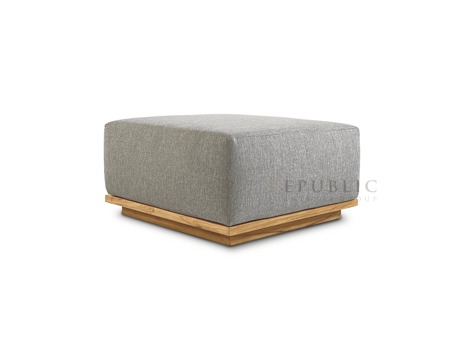 teak ottoman