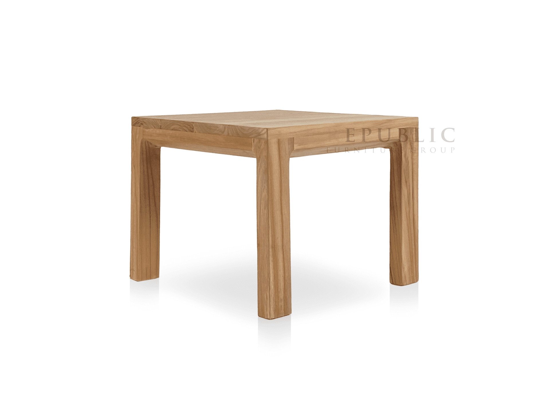 teak side table