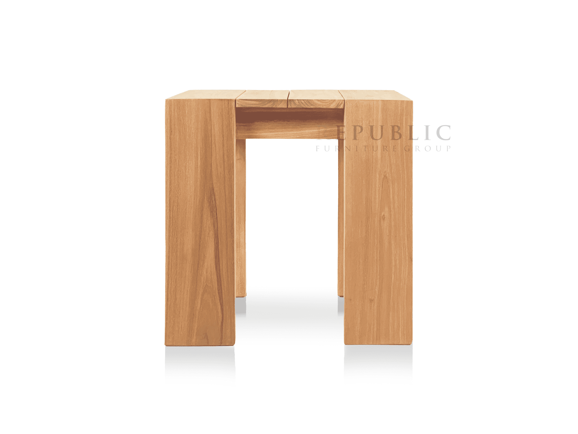 teak side table
