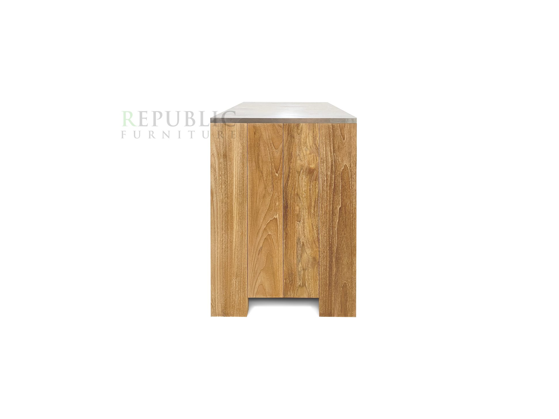 teak outdoor kitchen