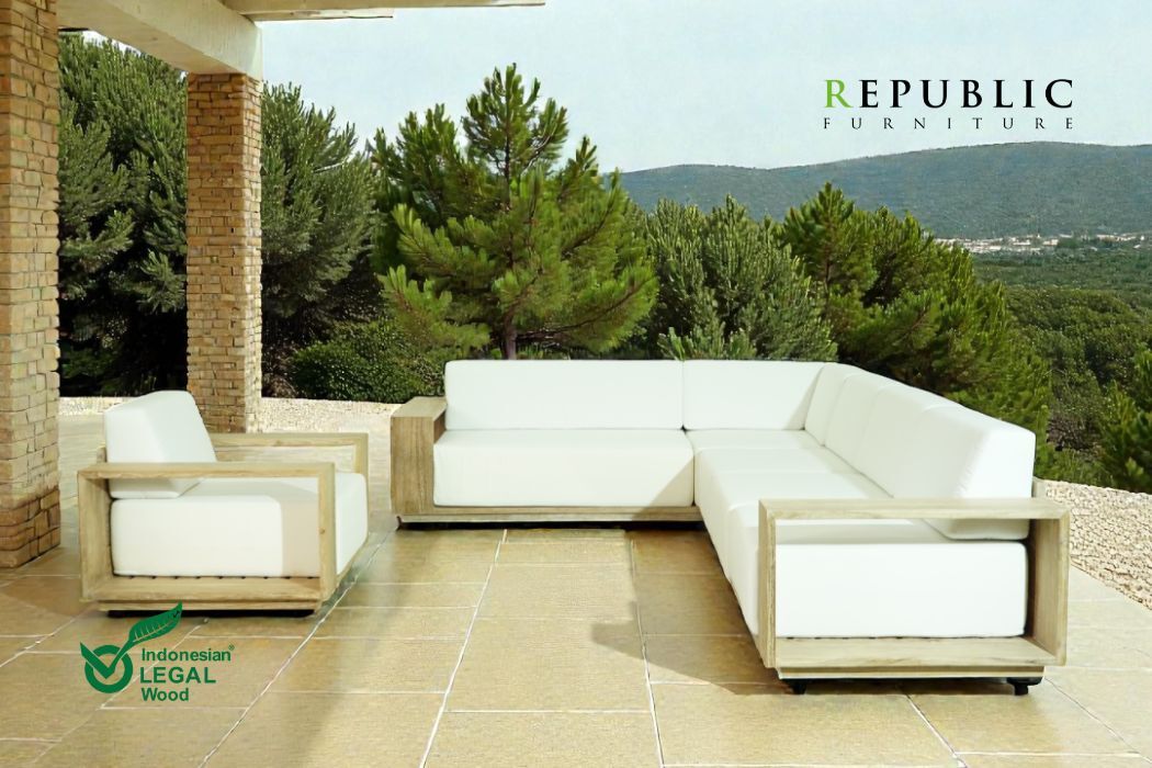 teak outdoor sofa set