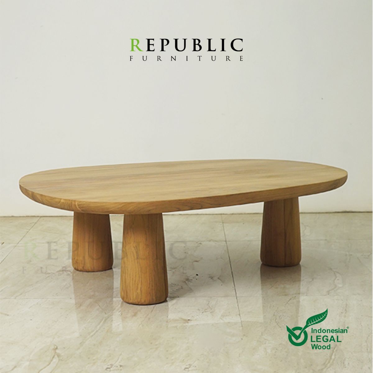teak coffee table