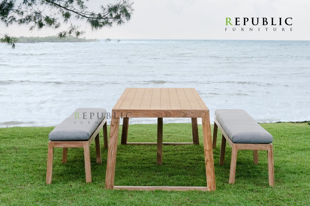 outdoor dining sets bench